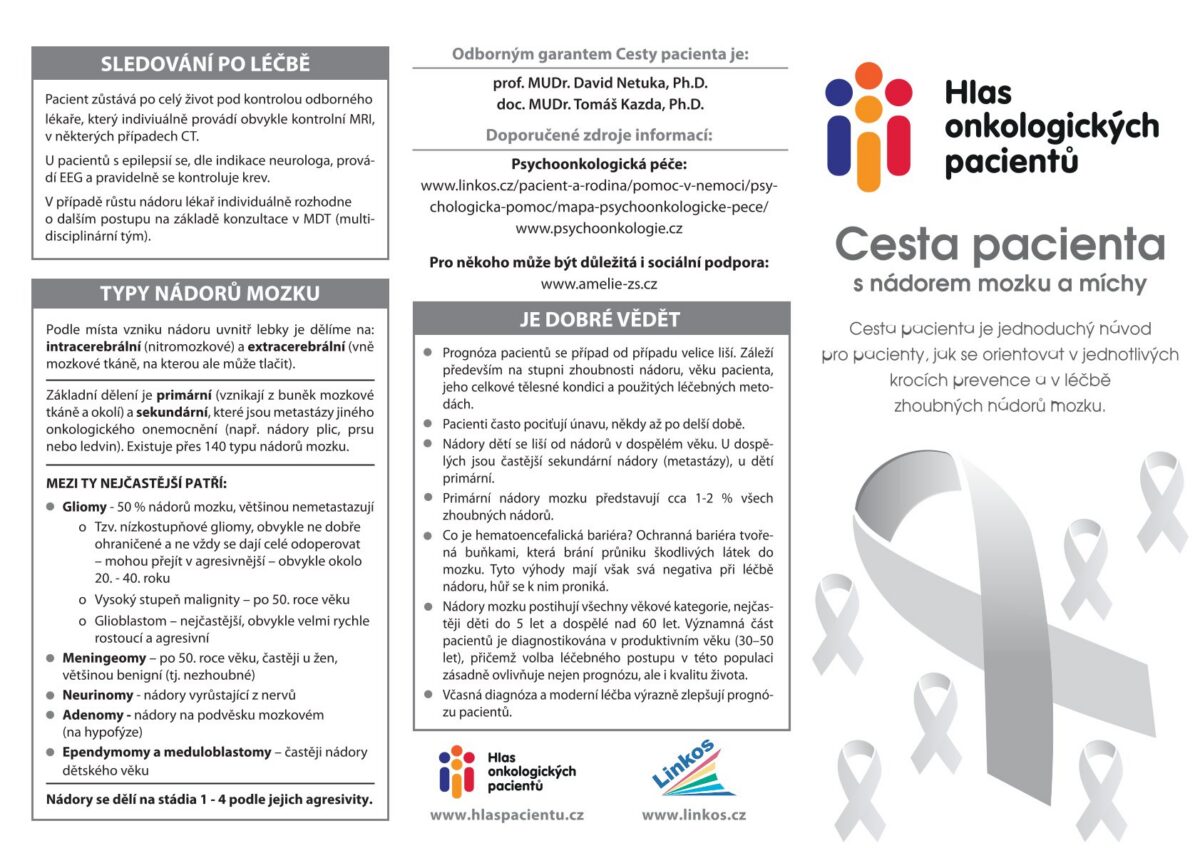 Cesta pacienta; leták HOP_1