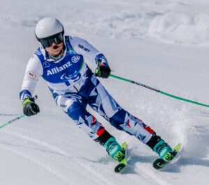 Patrik Hetmer v&nbsp;paralympijském závodě. Zdroj: Český paralympijský výbor
