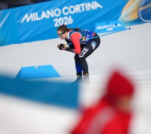 Simona Bubeníčková v&nbsp;paralympijském závodě. Zdroj: Český paralympijský výbor