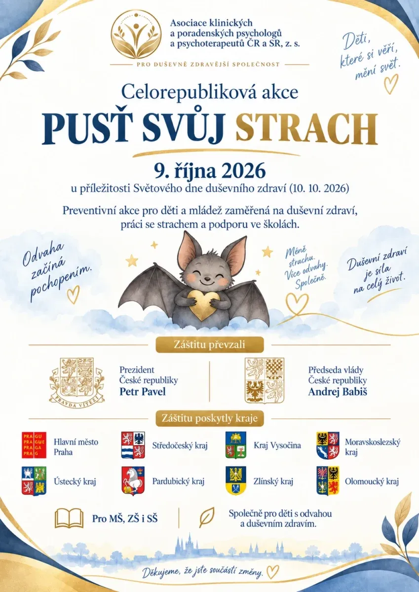 Leták k&nbsp;akci PUSŤ SVŮJ STRACH; zdroj: AKPP